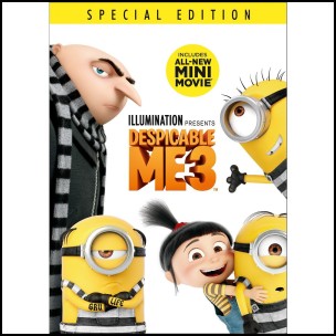 Bluray - Despicable Me 3 2017 Steve Carell Authentic Bluray Mint Eng/fren/spansh